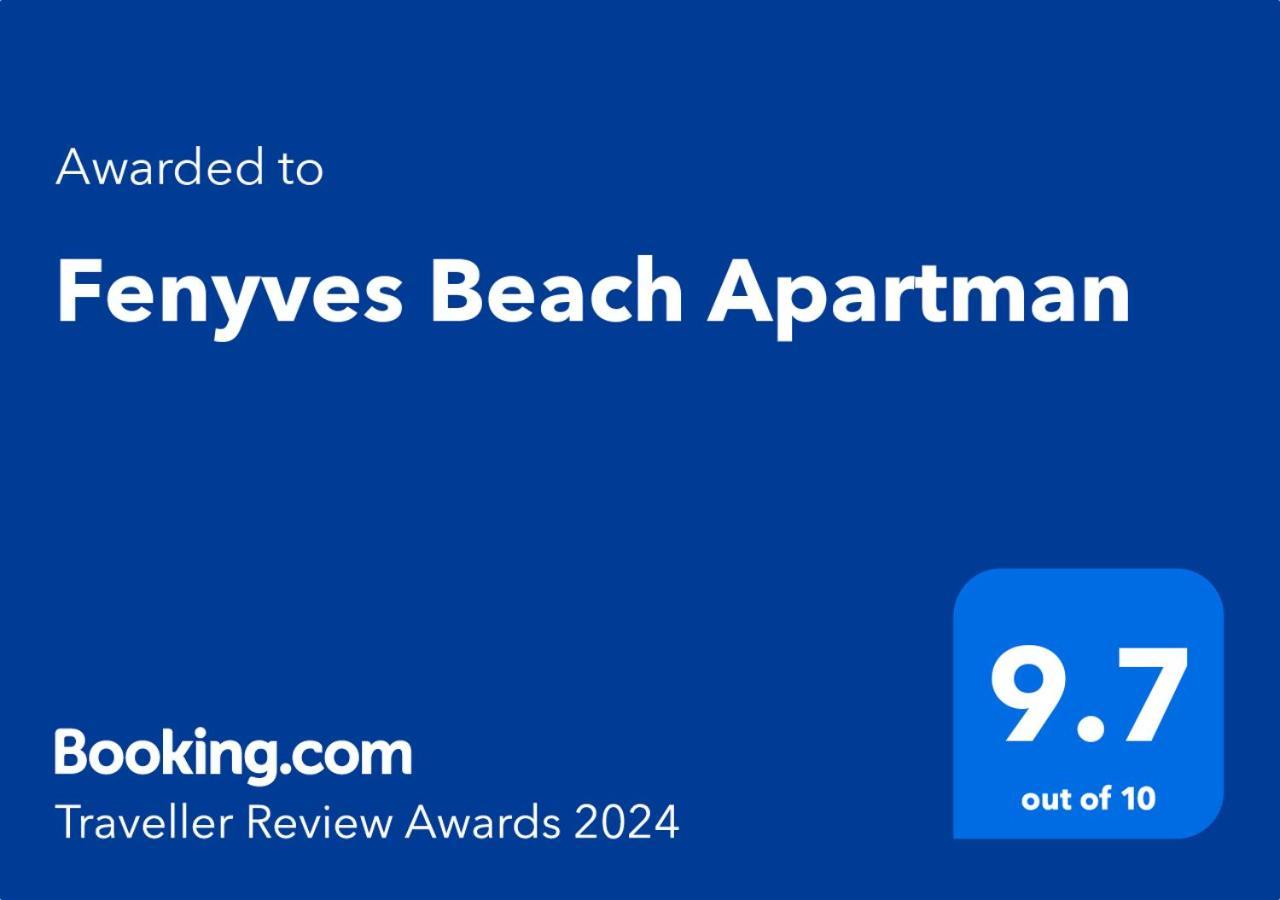 Fenyves Beach Apartman Delux Balatonfenyves Esterno foto